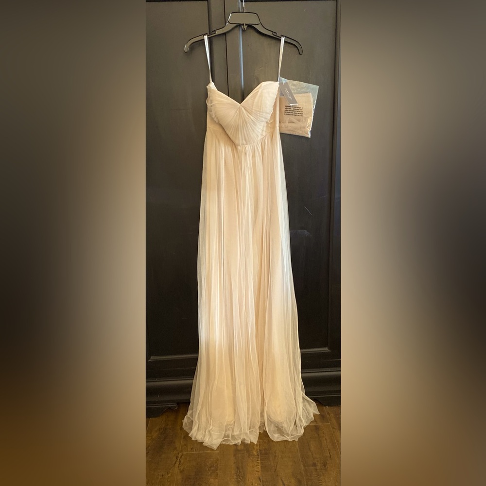 Jenny Yoo Bridesmaids Annabelle dress/ color cashmere / Tulle/ NBW/ NWT/size 2